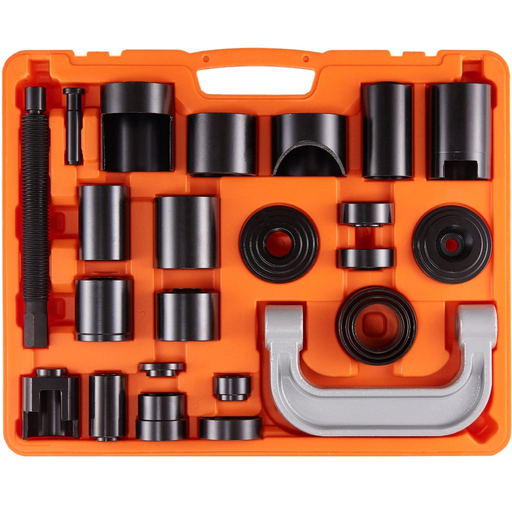 Kit pressa per giunti sferici 25 pezzi ZX-J045 in acciaio al carbonio con telaio a C per auto 2WD 4WD per officina