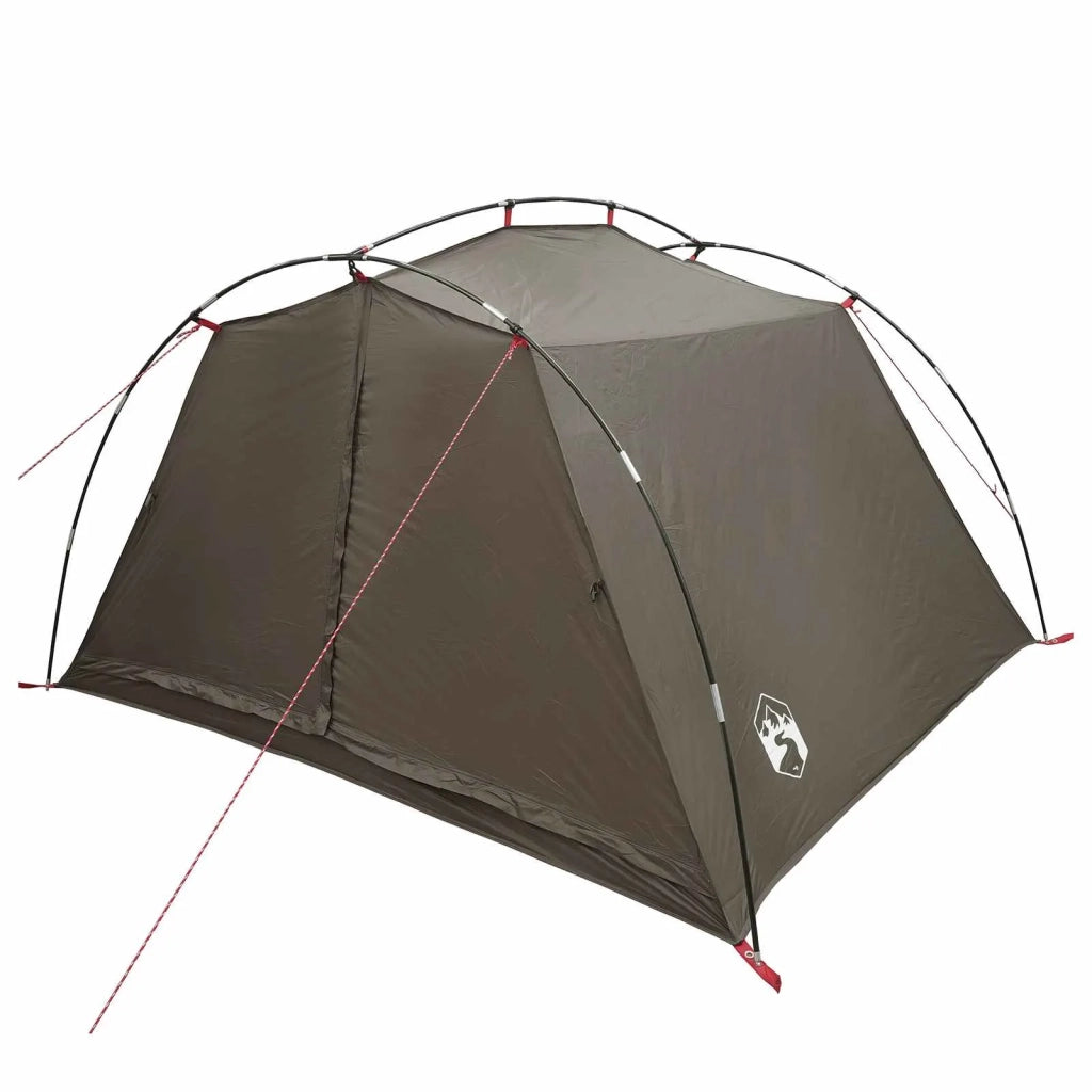 Tenda a tunnel 4 persona Marrone e Grigio 42019360