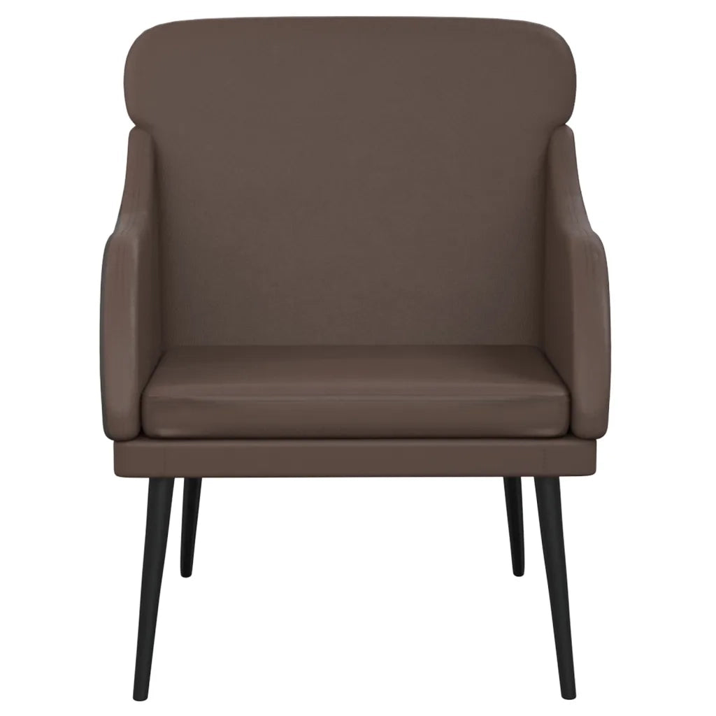Poltrona Marrone 63x76x80 cm Similpelle 351426