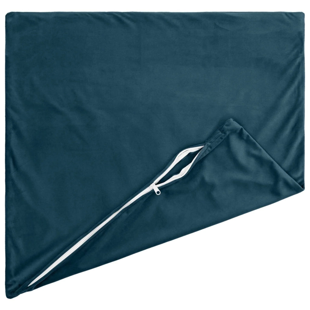 Federa 2 pcs HEERLEN Blu 80 x 80 cm Velluto 913521