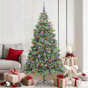 Albero di Natale artificiale 300 LED Bianco caldo PVC e Metallo 3395140