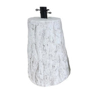 BASE P/ALBERO TRONCO XMAS TREE H39,5CM BIANCO