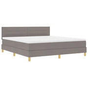 Letto a Sorgente LED con materasso Talpa 180 x 200 cm Tessuto