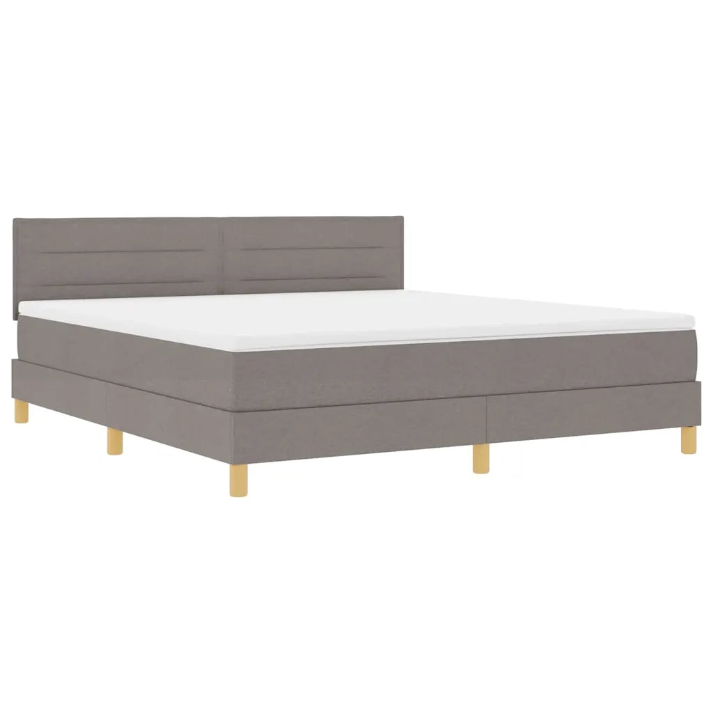 Letto a Sorgente LED con materasso Talpa 180 x 200 cm Tessuto