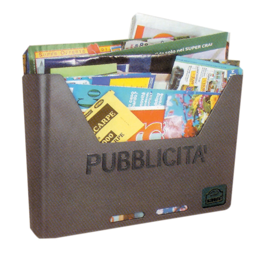 PORTA PUBBLICITA ALUBOX CAROSELLO GRIGIO GHISA- ALUBOX- 1,0 pz