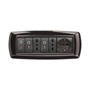 PLACCA LIFE LIVING PLAST NERO 7P
