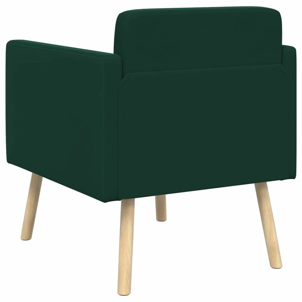Poltrona decorativa Verde Scuro Velluto 42044797