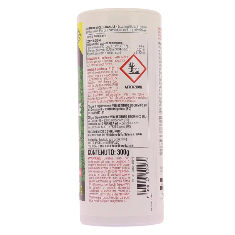 ESCA ANTIFORMICHE DURACID MICROGRANULI DA 300 GR