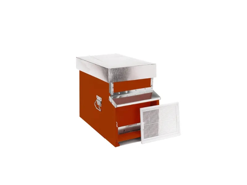 Arnia 1078H Dadant-Blatt 7 favi nomadismo fondo fisso antivarroa - Rosso mattone