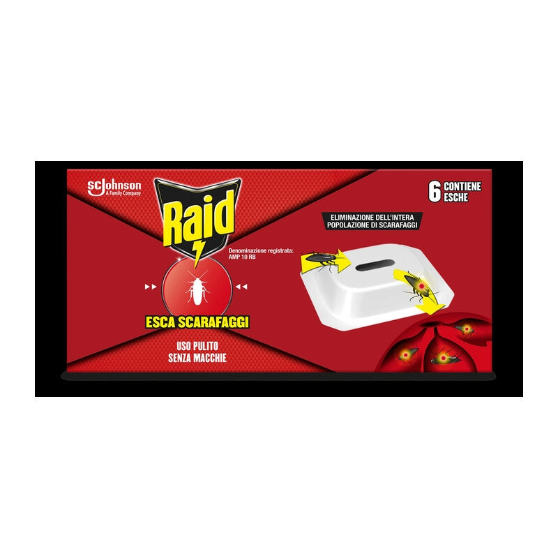 ESCA SCARAFAGGI RAID 6 PZ