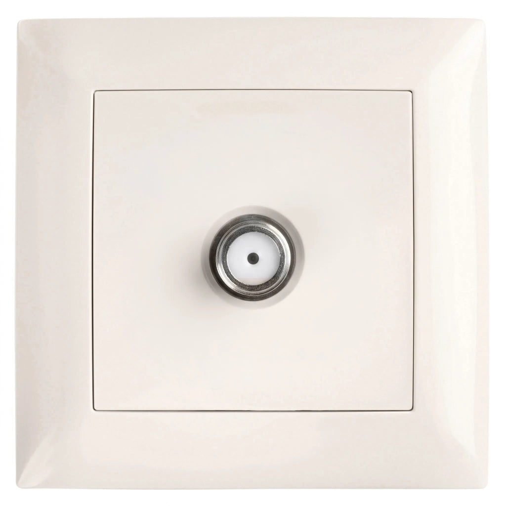 Presa Antenna Con Cornice Oste Jnh012-a Beige