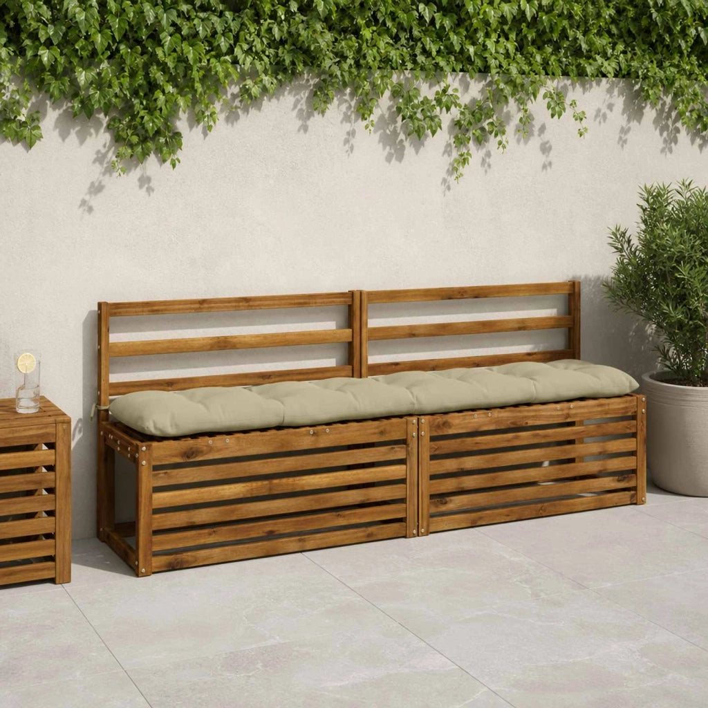 Cuscini per Panchina VIANEN 2 pz 100% Poliestere Verde chiaro 953233