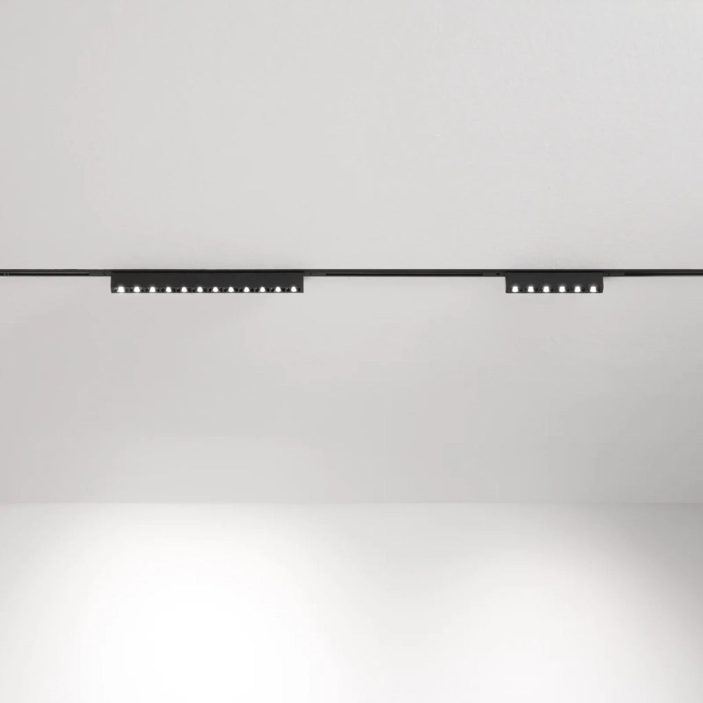 Faretto Deva Led Integrato 5W Luce Calda 3000K Nero Ideal Lux