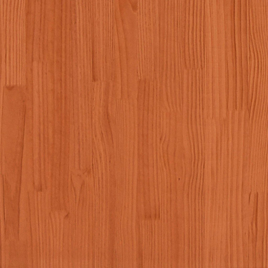 Struttura del letto Marrone cerato 140 x 200 cm Pino massello 872106