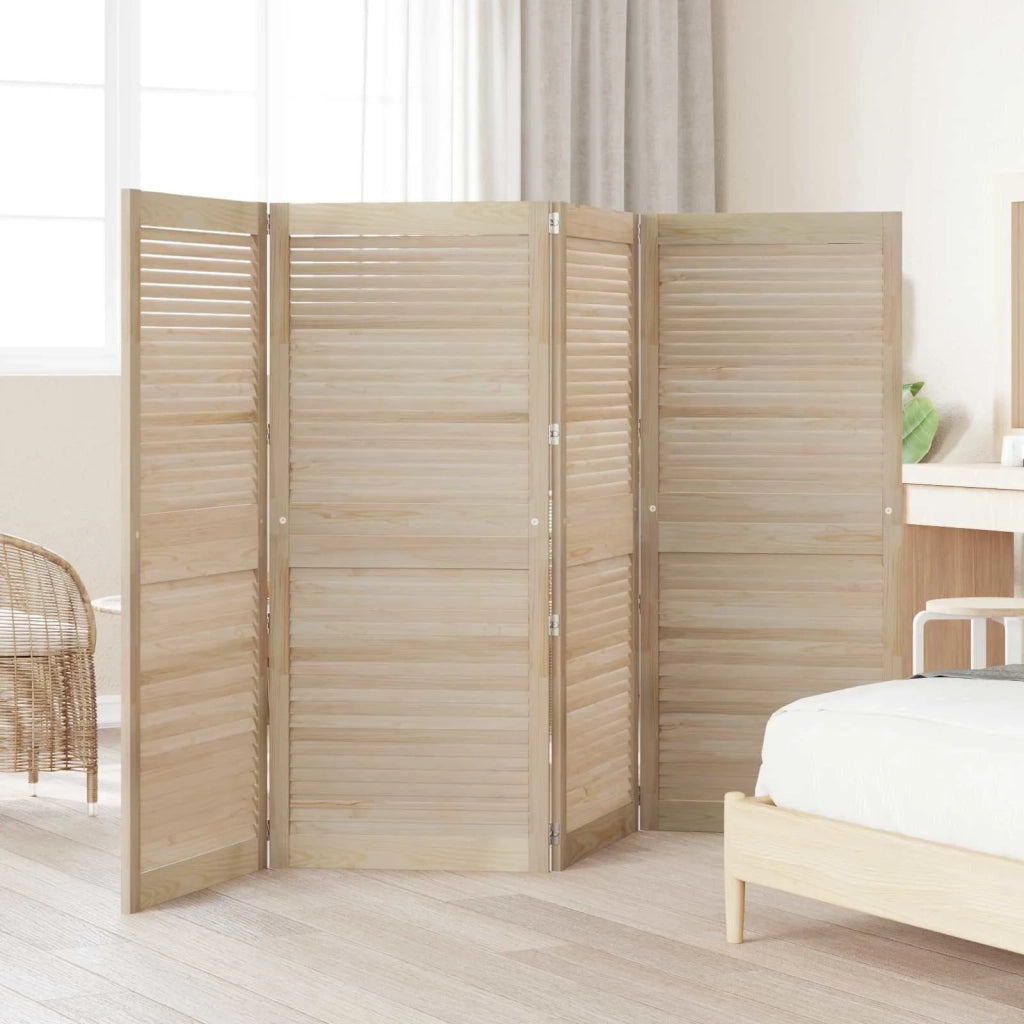 Porta per Armadio 4 pcs Naturale 140,5 x 2,1 x 59,5 cm 3394499