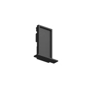 Accessorio Ego Chiusura Senza Foro Alluminio Nero 5,2cm Ideal Lux