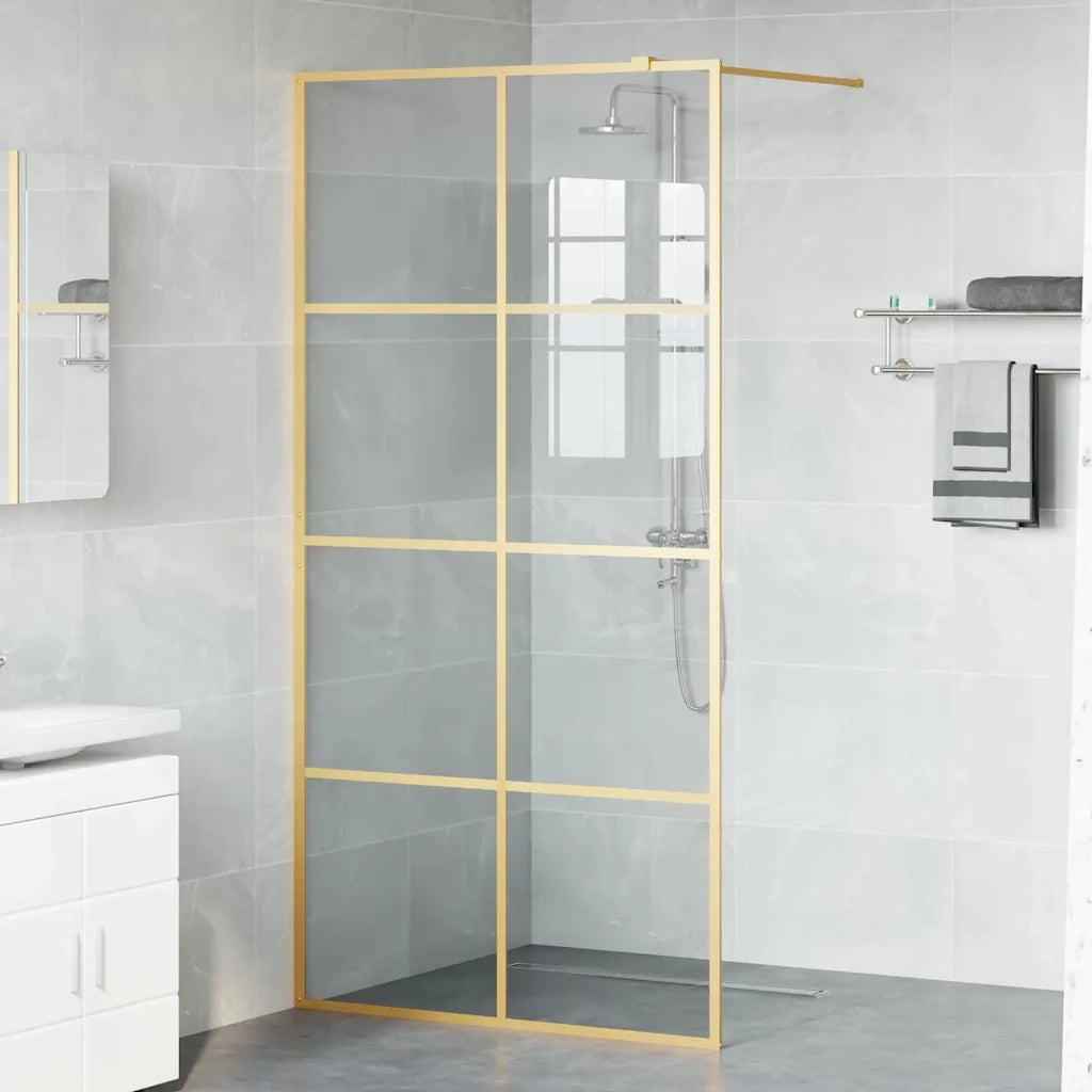 Parete Doccia Walk-in Oro 100 x 195 cm vetro temperato