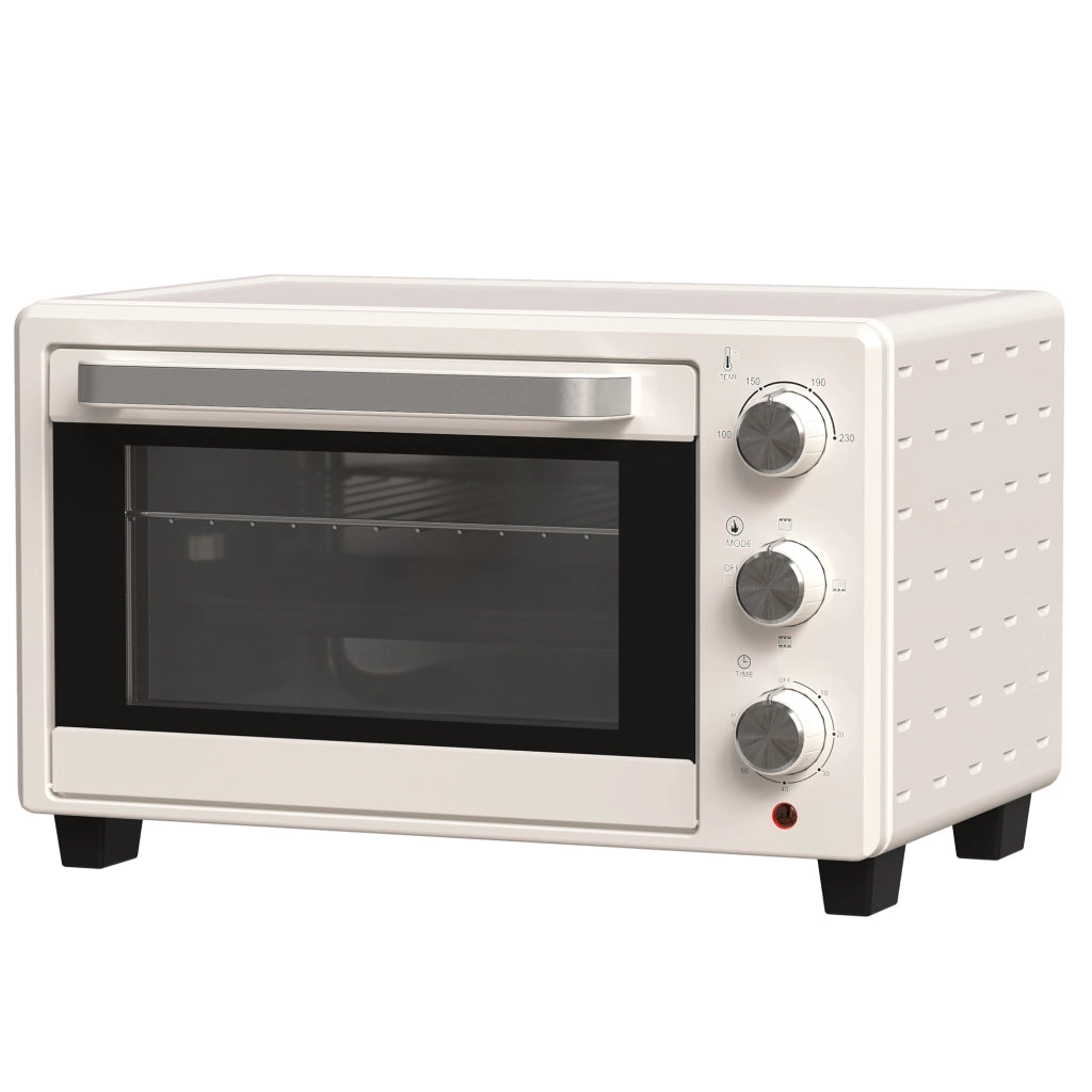 Forno Elettrico Mini 21L ¨C Xylo ¨C 3 Modalit¨¤ Cottura, 100-230¡ãC, Acciaio Inox, Crema