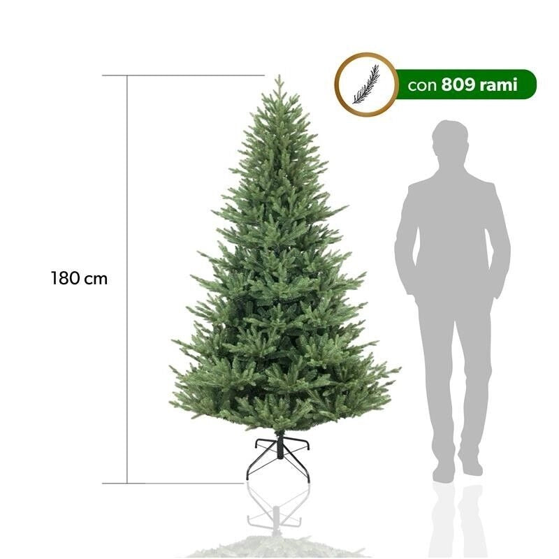 MA MAISON ALBERO DI NATALE TOKYO VERDE CON 809 RAMI 180CM