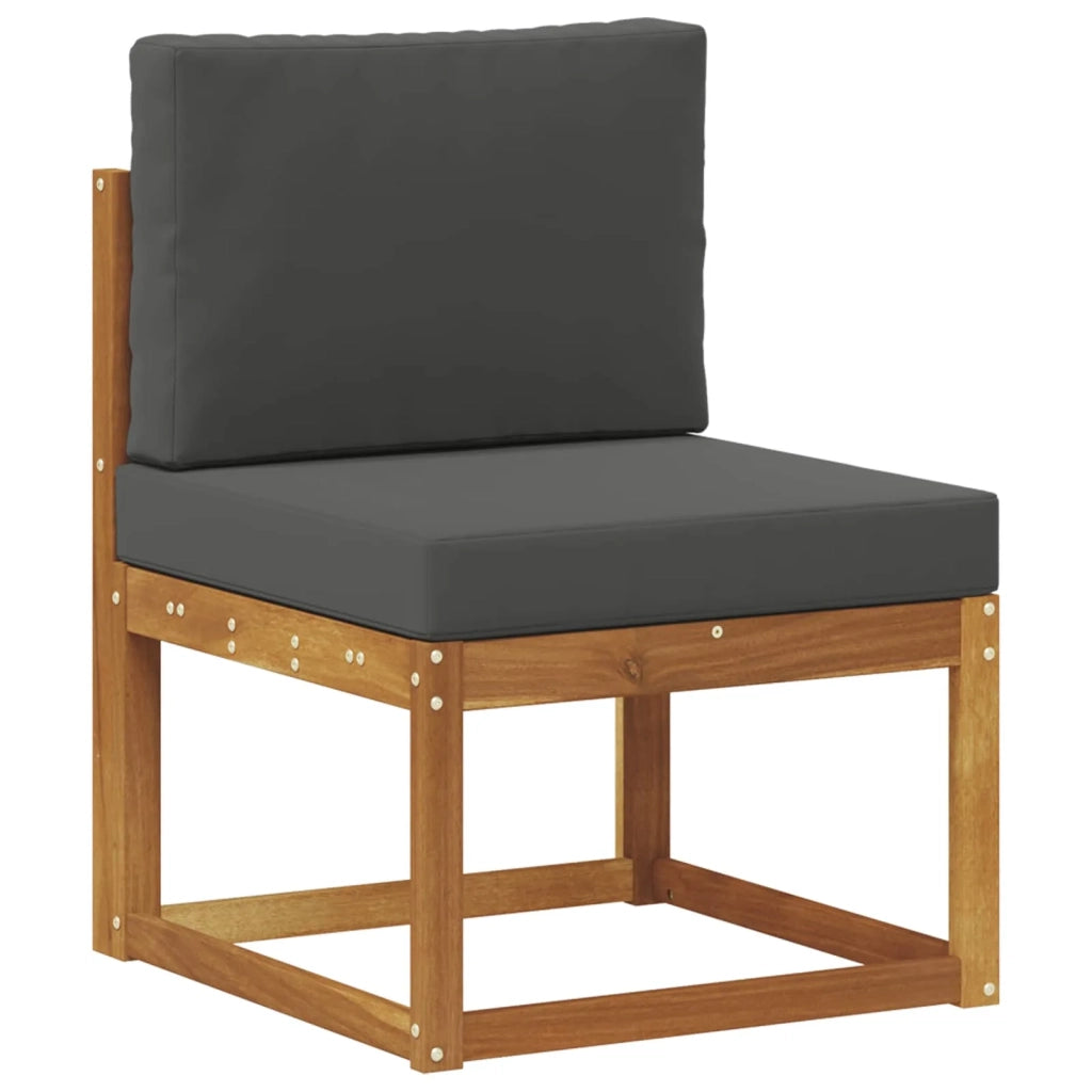 Set di divani da esterno con cuscino 9 pcs Naturale e Antracite 3366610
