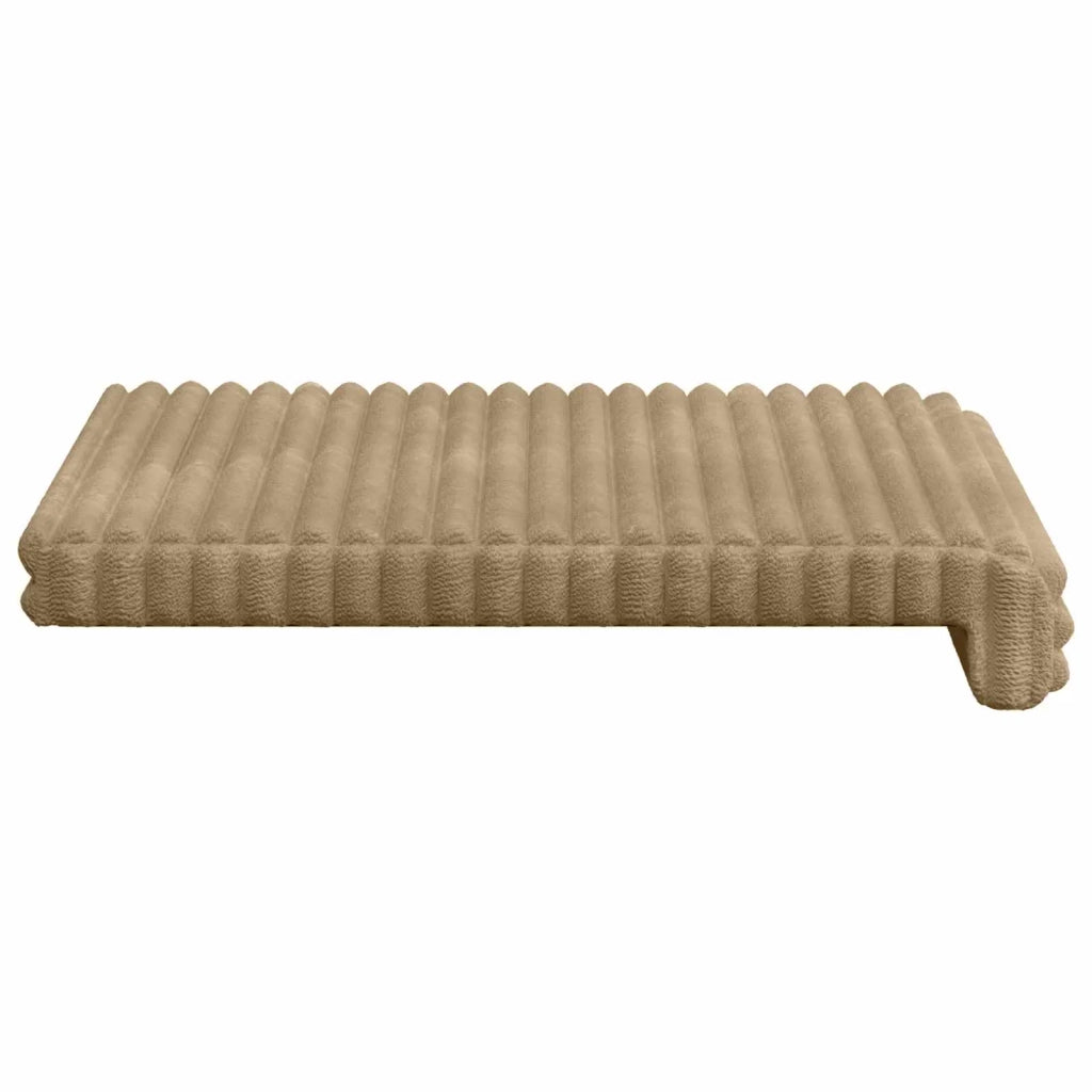 Cuscino per panchina 2 pcs Corduroy Morbido Tortora 42043071