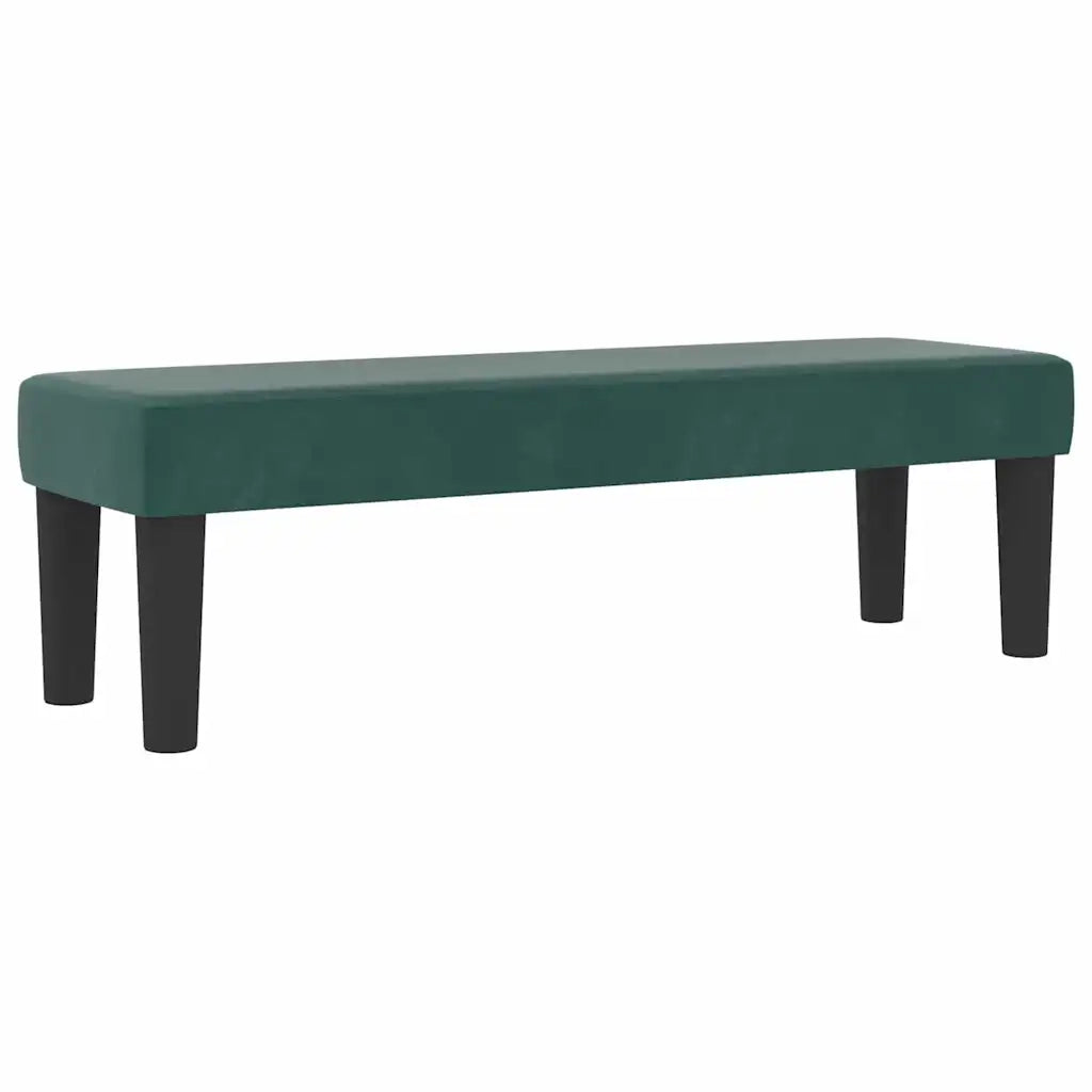 Letto a molle con cuscino Verde scuro 190 x 120 cm Velluto 3344501