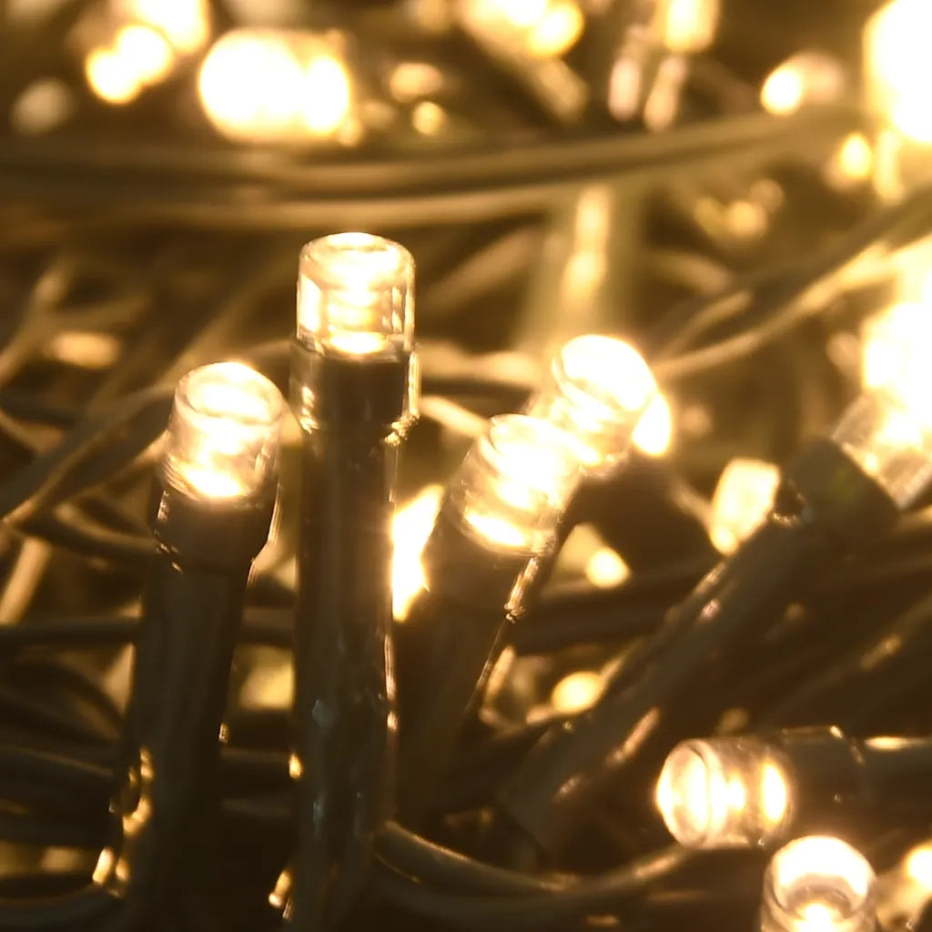Set Natale con 60 Palline Punta e 150 Luci LED Oro Rosa CFW9498870
