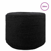 Corda | Fune Nero 0,8 x 0,8 x 25000 cm Cotone