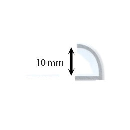 Capsula in acciaio tondo : Modello - 8MM LUCIDO