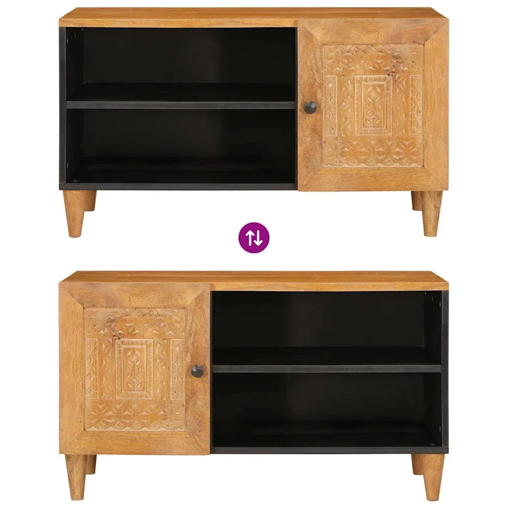 Unità TV Marrone Chiaro 80 x 33 x 46 cm Legno multistrato 4018095