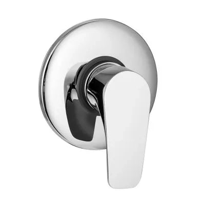 Set doccia incasso Paffoni Lime cromato tondo con soffione inox 30 cm
