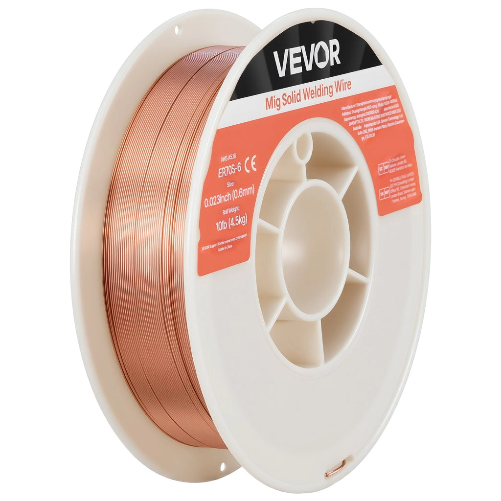 Filo di Saldatura MIG ER70S-6 0,6 mm 4,5 kg in Acciaio Dolce per Saldatrice a Gas Robusto e Preciso per Officina e Fai da Te