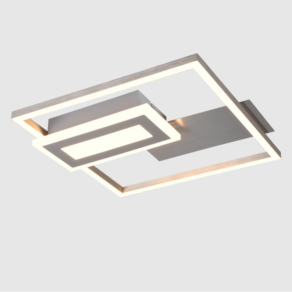 PLAFONIERA LED SPIRO 22W 33CM ACCIAIO