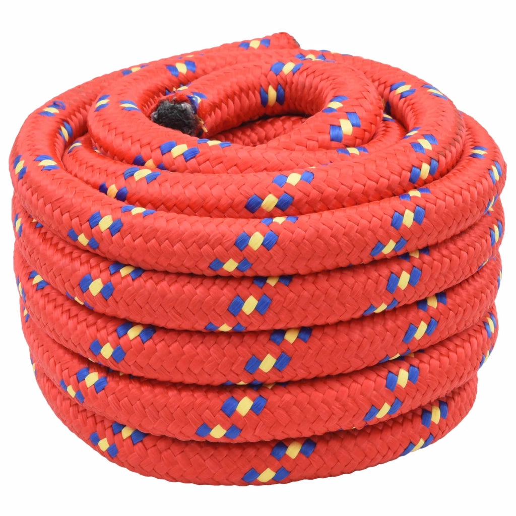 Corda | Fune da Barca 25 m 3 Rosso PP