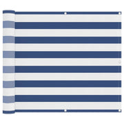 Schermo da balcone | Paravento da Balcone Blu e Bianco 90 x 200 cm