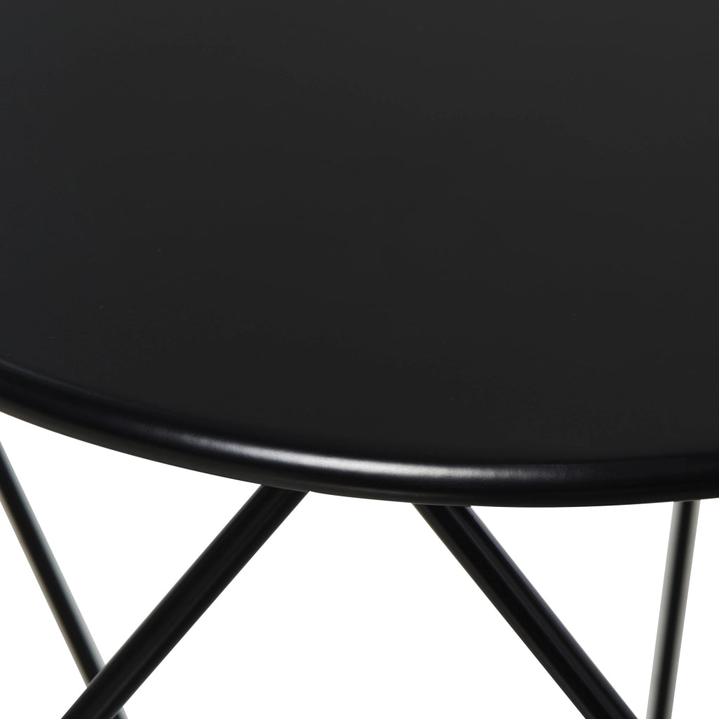 Tavolino da Caff¨¨ Salotto Design Nordico Minimalista Geometrico Ampio Piano, Acciaio, 54x54x44cm