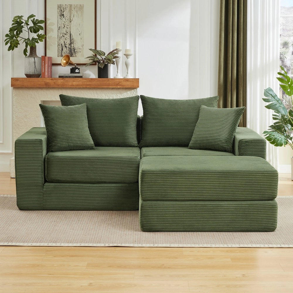 Divano letto modulare ¨C Minimal ¨C imbottito morbido