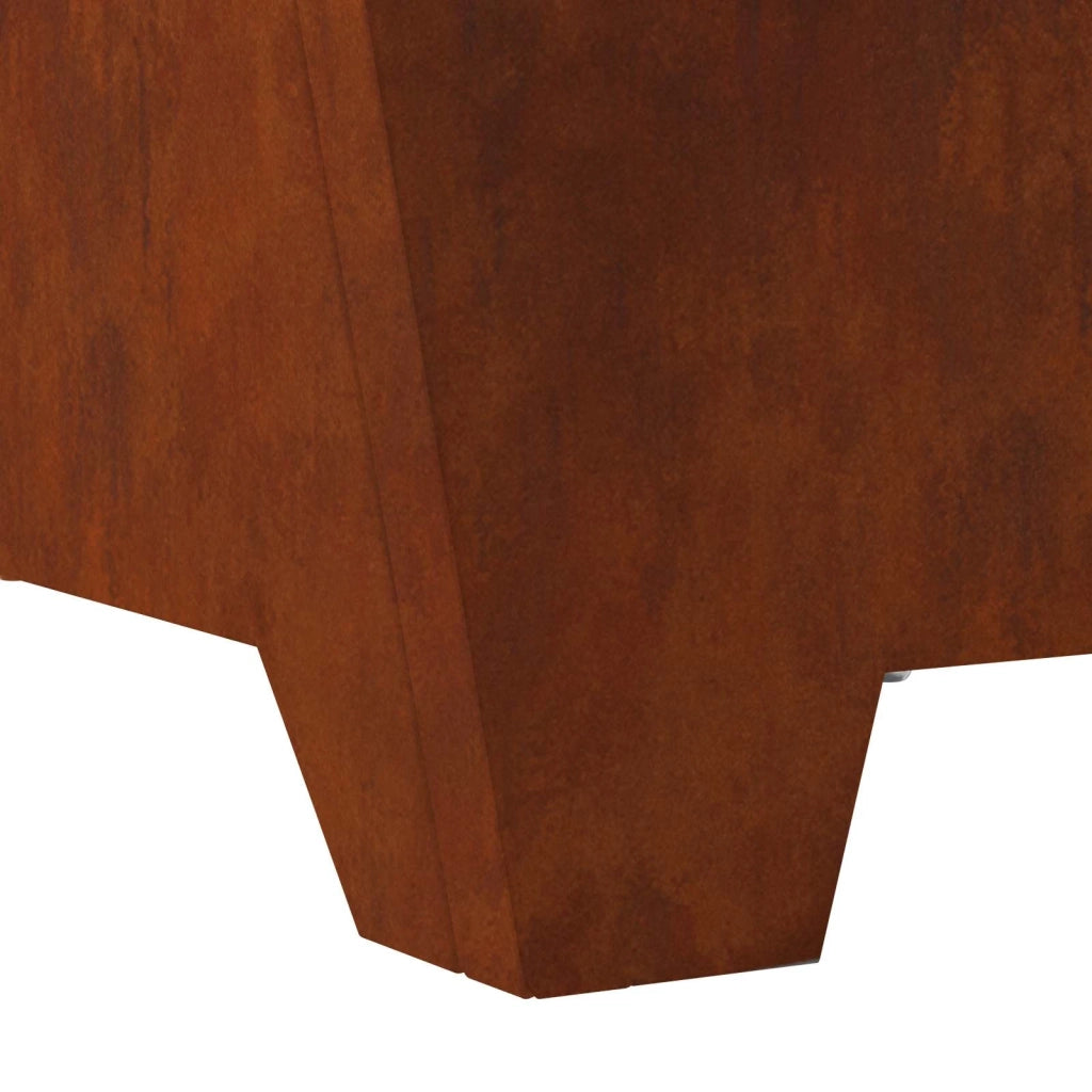 Braciere Ruggine 80 x 80 x 40 cm 858969