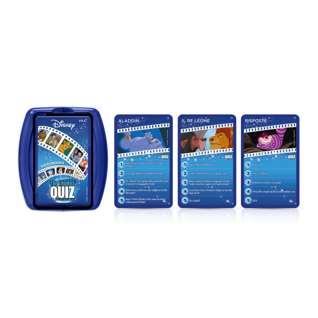 TOP TRUMPS QUIZ - DISNEY