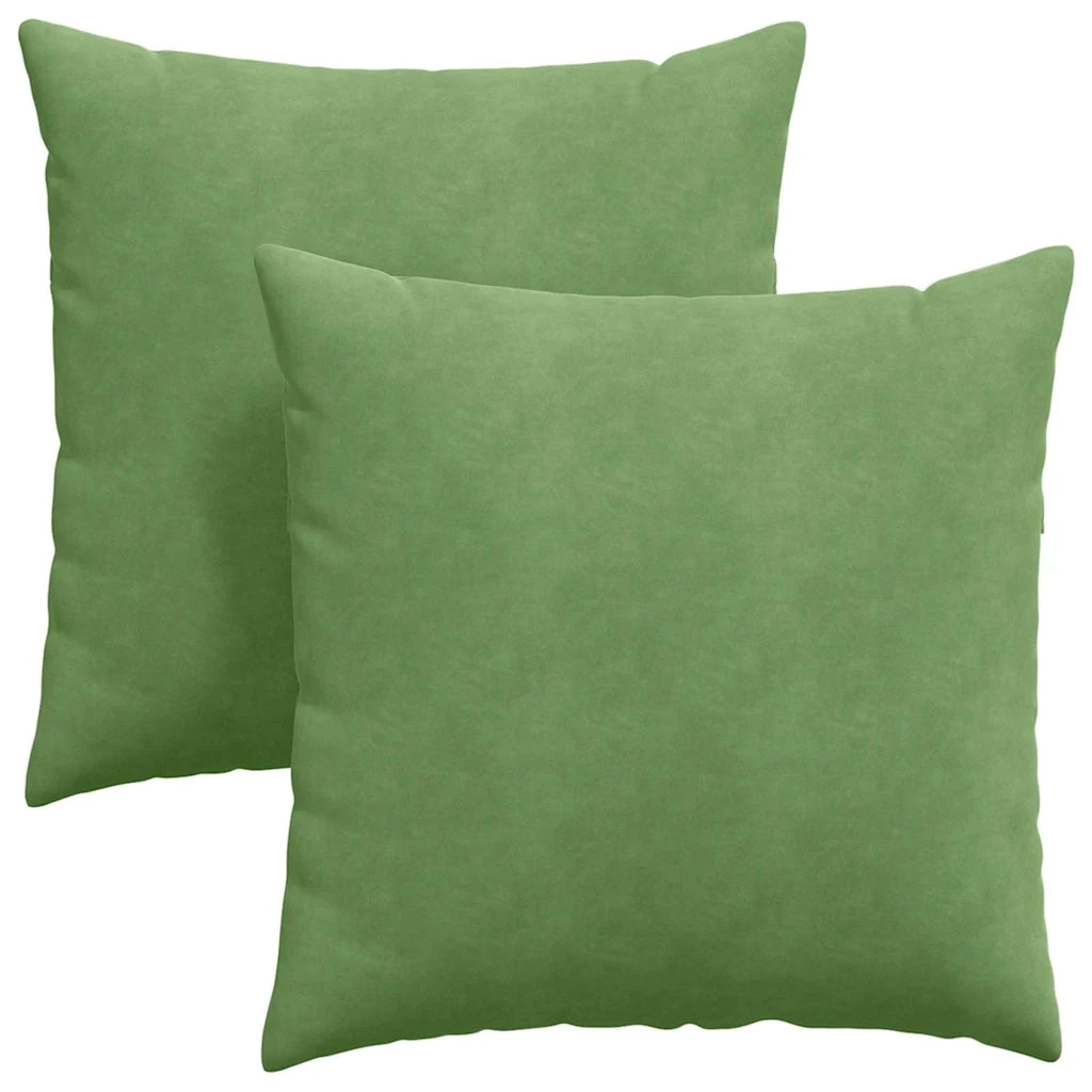 Cuscini da Divano 2 pcs Verde chiaro 60 x 60 cm 42014017