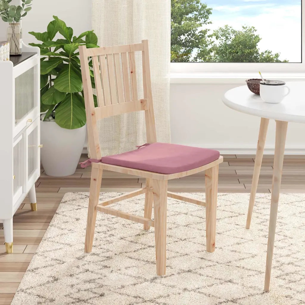 Cuscini per Seduta 4 pcs Rosa 40 x 40 x 3 cm Velluto 42015210