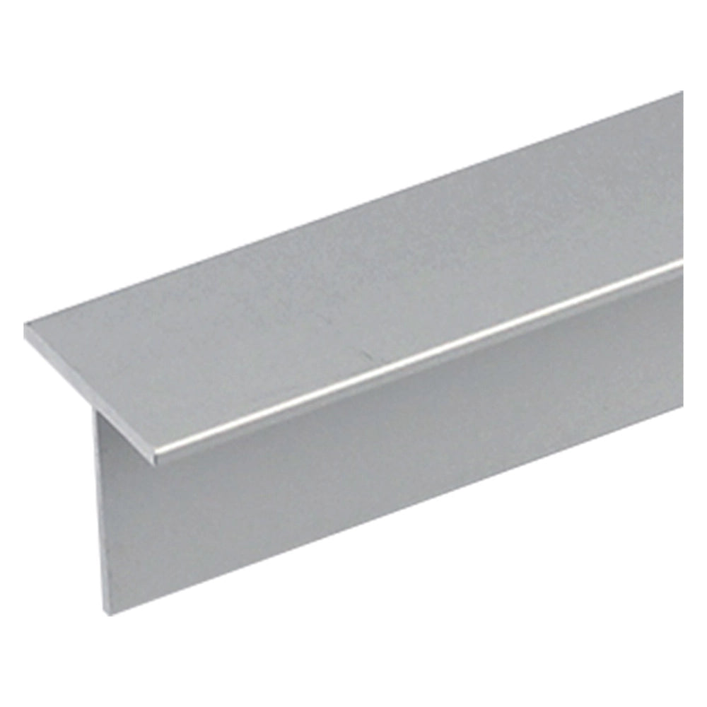 10pz profilo per fai da te a 't' mm 20 x 20 x 1,5 - mt 2 colore argento cod:ferx.1031879nlm