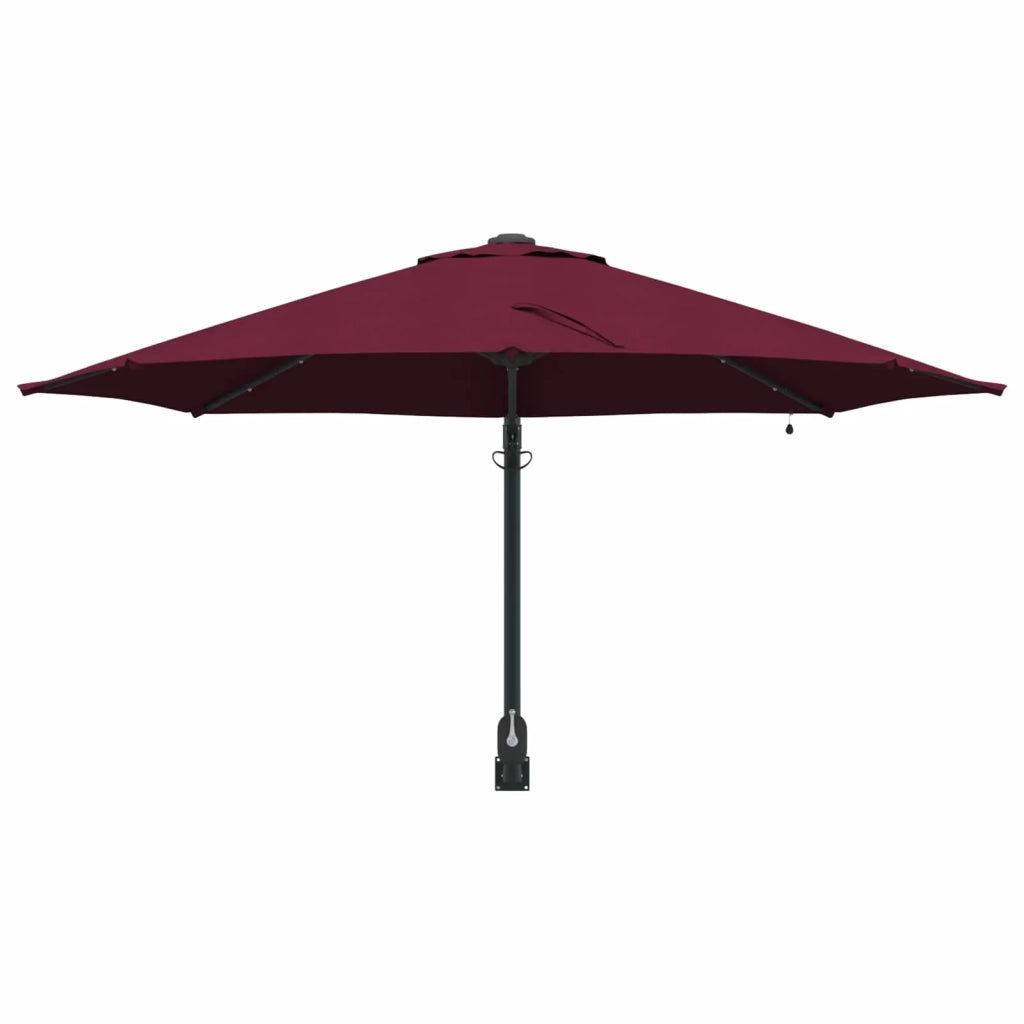 Ombrello da giardino 248 x 248 x 148 cm Poliestere e Acciaio 42003247