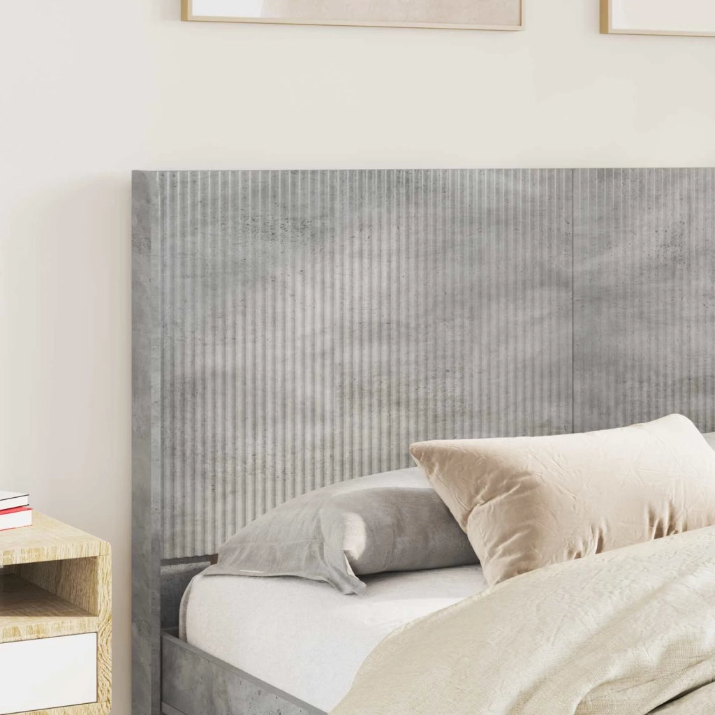 Testiera | Testata Letto Grigio Cemento Legno ingegnerizzato