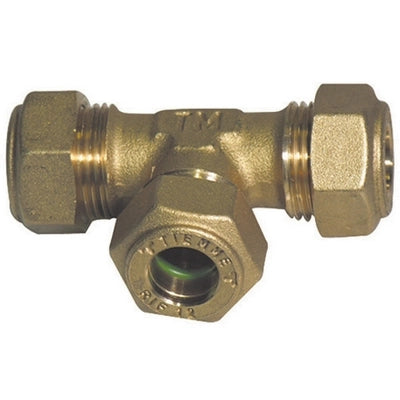 RACCORDO A TEE INTERMEDIO O-RING TIEMME GAS- 12- TIEMM- pezzi 1