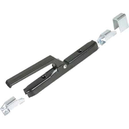 CARIGLIONE IN ACCIAIO VERNICIATO A DOPPIA AZIONE Per aste 10x10 mm