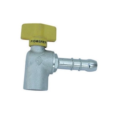 RUBINETTO A SFERA GAS SQUADRA F- 1/2 x 14  Metano  DN 10- BUGAT- pezzi 1