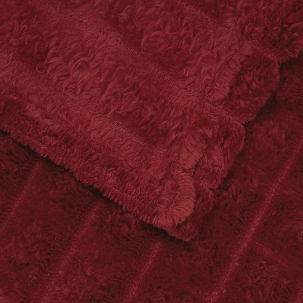 Coperta Rosso Bordeaux 270 x 240 cm Panno 42016940