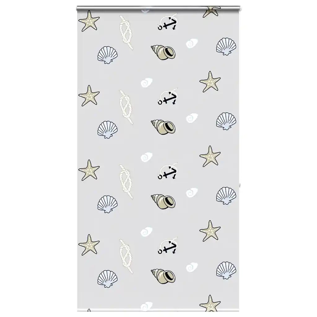 Tenda a Rullo per Doccia Cassonetto 140x240cm Larghezza Tessuto 4015016