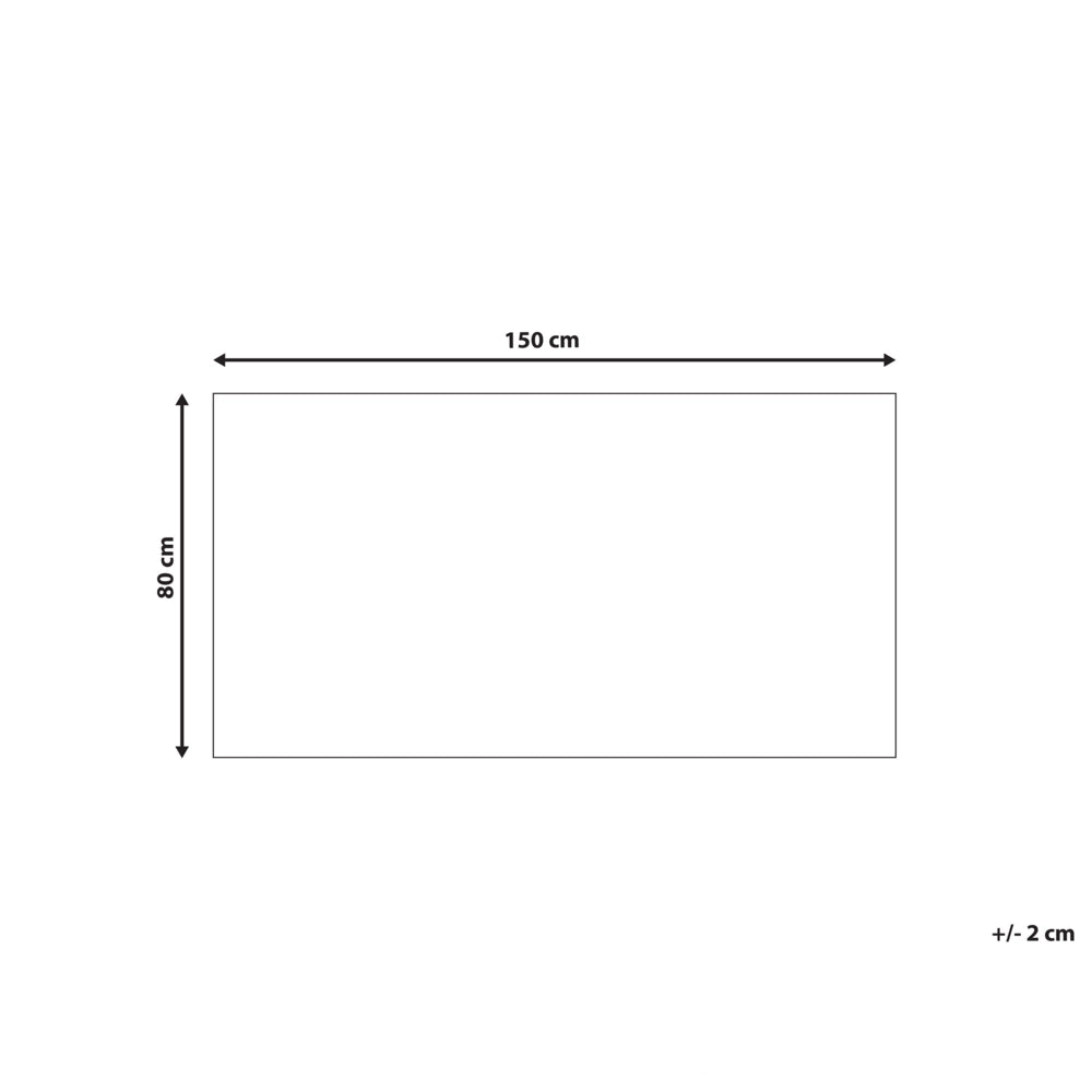 Tappeto di cotone Multicolore rettangolare 80 x 150 cm moderno